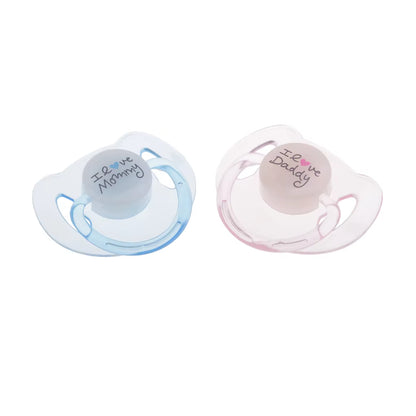 ABS Plastic + Magnet Material 2 Pieces Lovely ABS Plastic Dummy Magnetic Pacifier Baby Doll Supplies for Reborn Newborn Dolls